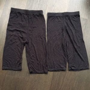 Pretty Little Thing Black Biker Shorts (Lot of 2)